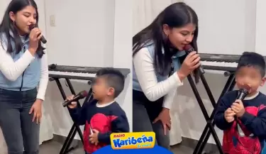 Nickol-Sinchi-canta-con-su-hijo