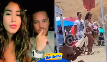 Melissa Paredes y Anthony Aranda se lucen juntos en una playa limea