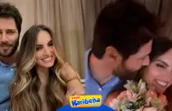 Cachaza anuncia futura boda con Andr Bankoff?: "Adivinen quien agarr el bouquet"