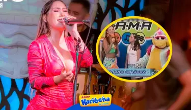 Angie Chvez junto a Mara Pa y Timoteo