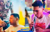 "Lo canta con el corazn": Polica se vuelve viral en redes sociales al cantar 'Traicionera' [VIDEO]