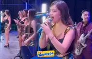 Hermosa voz! Milagros Daz debuta cantando "Vuelve" en su primer concierto con Corazn Serrano