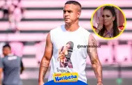 Lo vio? Jess Barco muestra polo con un mensaje a Melissa Klug y ella graba VIDEO en el estadio