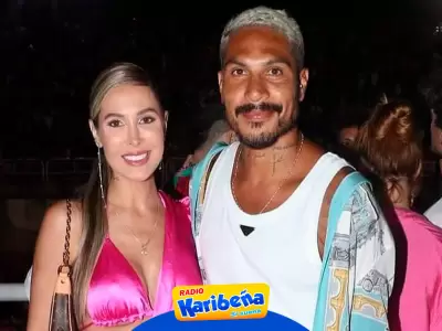 Ana Paula Consorte y Paolo Guerrero derrochan amor en el Carnaval de Ro de Janeiro.