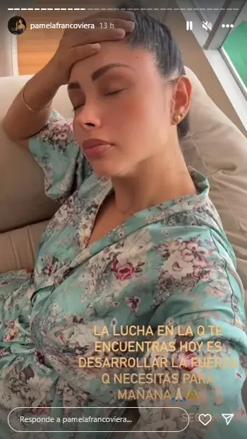 pamela franco mensaje ig