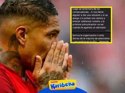 Paolo Guerrero amenazas Los Pulpos Trujillo