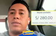 Se resuelve el misterio! Christian Cueva revela por qu deposit 280 y no 300 soles para Pamela Franco