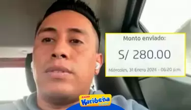 Christian Cueva revela por qu deposit 280 y no 300 soles para Pamela Franco.