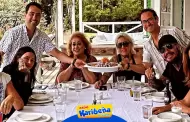 Reunin familiar! Marcelo Tinelli organiz un almuerzo con la familia de Milett Figueroa en su mansin