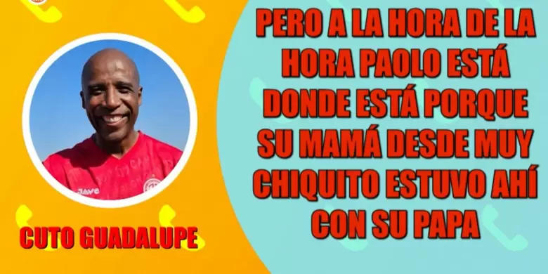 Declaraciones de Cuto Guadalupe.