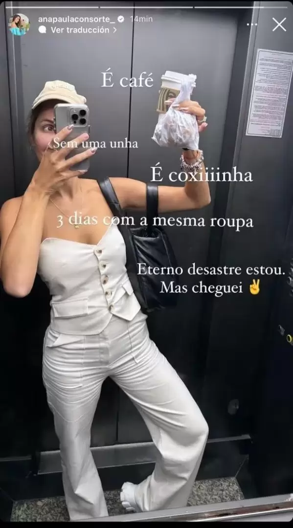 Historia de Ana Paula tras llegar a Brasil. (Foto: Instagram)