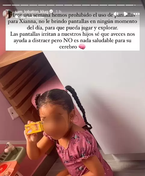 Detalles de la crianza de la hija de Samahara Lobatn