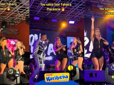 You Salsa y Yahaira Plasencia juntos en concierto