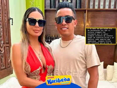 Christian Cueva suplica por el perdn de su esposa