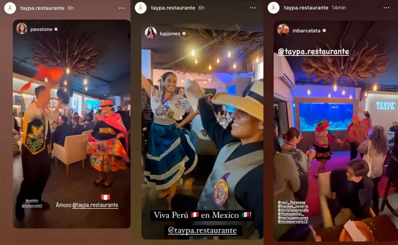 Inauguracin de restaurante Taypa en Mxico