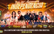 Ser espectacular! Independencia celebra su 60 aniversario con los mejores grupos de cumbia