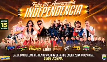 Concierto de cumbia por el 60 aniversario de Independencia