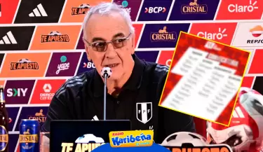 Jorge Fossati presenta la lista de convocados para su debut con la 'Bicolor'.