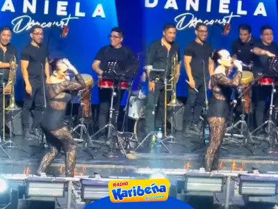 Daniela Darcourt se divierte con la cumbia