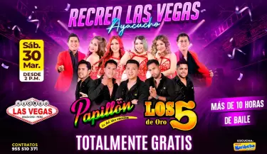 Concierto de Papilln y Los 5 de Oro en Ayacucho