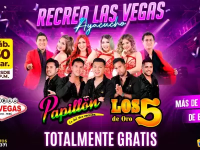 Concierto de Papilln y Los 5 de Oro en Ayacucho