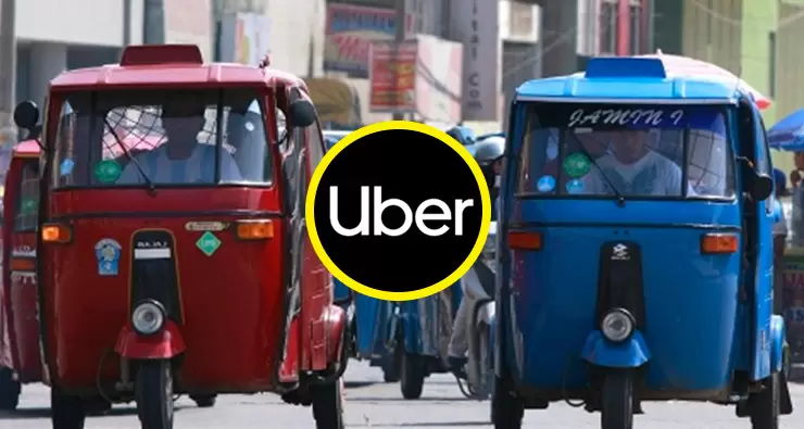 Mototaxis en el nuevo servicio UberTuk