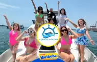 Un yate de lujo! Artistas de Radio Karibea disfrutaron de una exclusiva embarcacin en el mar del Callao