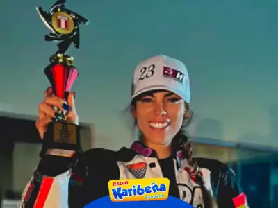 Ada Martnez gana premio en el campeonato nacional de moto velocidad