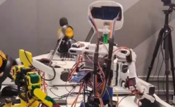 Robot que interacta con nios con TEA