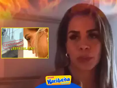 Vanessa Lpez insulta a su novio tras ampay con mujer desnuda.