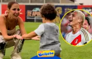 Emocionada! Ana Paula Consorte celebra doble por el gol de Paolo Guerrero y el cumpleaos de su hijo