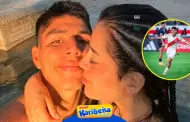 Lo apoya! Piero Quispe recibe romntico mensaje de su novia por su primer gol con la 'Bicolor'