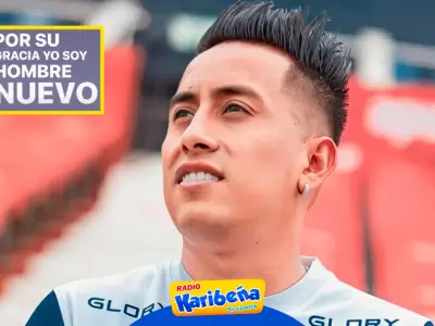 Christian Cueva agradecido con Dios