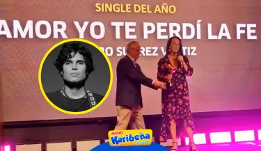 Pedro Surez-Vrtiz gana trofeo de Premios Luces a Mejor Single del Ao
