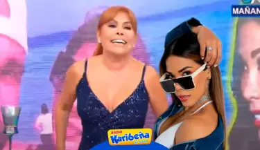 Magaly se burla de maquillaje de Karen Dejo