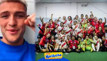 Oliver Sonne saluda a la seleccin peruana femenina sub20