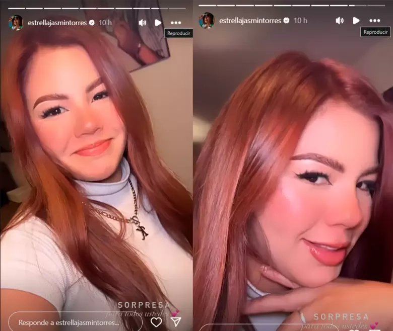 Estrella Torres con nuevo cambio de look