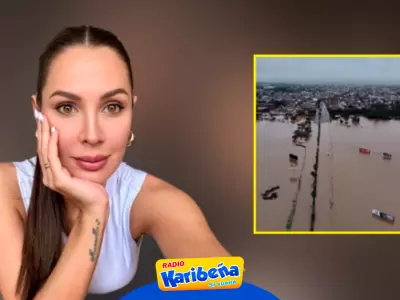 Ana Paula Consorte pide auxilio para las vctimas de las inundaciones en Brasil.