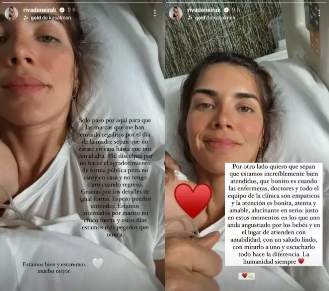 Korina Rivadeneira sobre estado de salud de hijito. (Foto: Instagram)