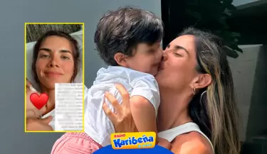 Korina Rivadeneira preocupa al contar que su hijo est internado.