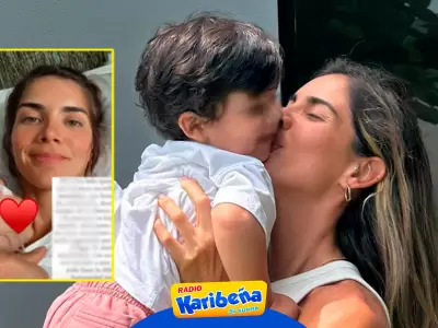 Korina Rivadeneira preocupa al contar que su hijo est internado.