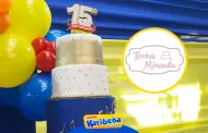 Radio Karibea cumpli 15 aos: Tortas Miranda realiz un increble y delicioso pastel para la celebracin