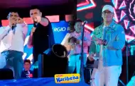 Qu tal do! Chechito y Farik Grippa cantan juntos una salsa en el lanzamiento oficial de su orquesta