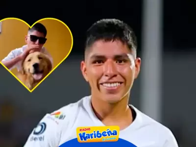 Piero Quispe tuvo emotivo reencuentro con su perro al volver de Mxico.