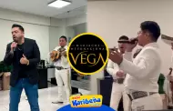 Gran serenata! Mariachi Internacional Vega sorprendieron en importante evento de Corporacin Universal