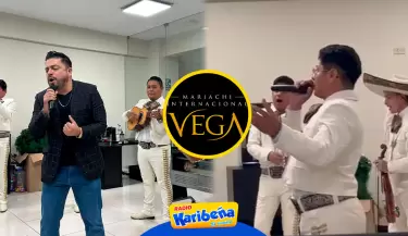 Mariachi Internacional Vega sorprendieron con serenata