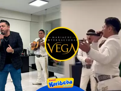 Mariachi Internacional Vega sorprendieron con serenata