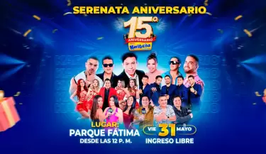 Serenata por el 15 aniversario de Radio Karibea en Chorrillos