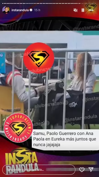 Paolo Guerrero y Ana Paula juntos.