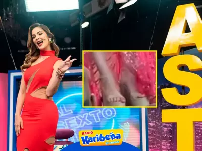 Laura Spoya volver a usar polmicos zapatos del Miss Per en "Al Sexto Da".